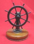US WWII Era, US Navy Officer, Ships Wheel Desk Ornament