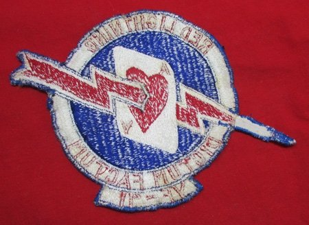  US Navy, Korean War Era,  VF-91 'Red Lightning' Squadron Patch — image 3