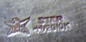  US Cold War Navy-USMC Pilots Wings, Hillborn-Hamburger, Sterling +1/20 10K Marked — image 4