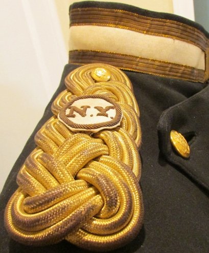  US M1902 9th Regiment, NYNG Officers Dress Coat, Brooks Brothers, Identified — image 3