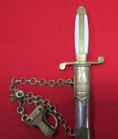  Bulgarian Cold War Era Officers Dagger & Hanger — image 3