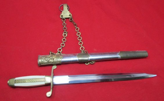  Bulgarian Cold War Era Officers Dagger & Hanger — image 6