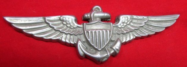  US WWII Era, Navy Pilot Display Wings, 7 Inch Wingspan — image 2