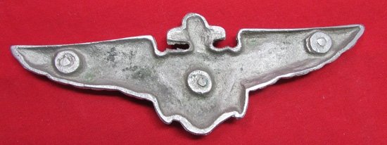  US WWII Era, Navy Pilot Display Wings, 7 Inch Wingspan — image 3
