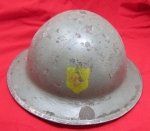 Irish Republic WWII Helmet, British Shell, Eastern Command