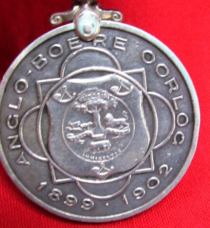  South Africa, Medalie voor de Anglo-Boer Oorlog Medal, Named — image 4