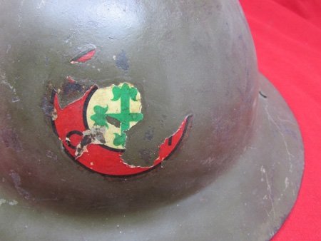  Portuguese WWI, British Mfg Steel Helmet — image 3