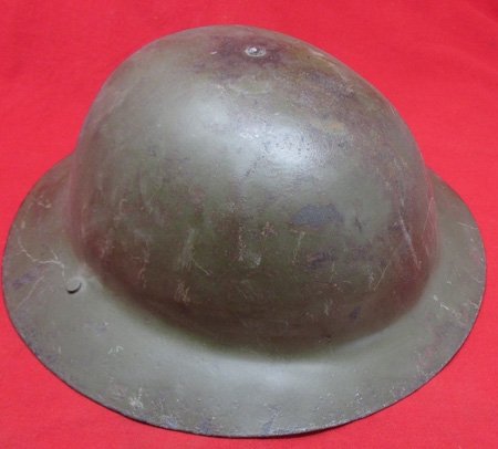  Portuguese WWI, British Mfg Steel Helmet — image 4