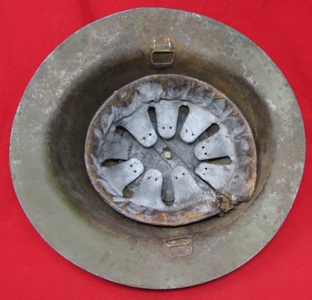  Portuguese WWI, British Mfg Steel Helmet — image 5