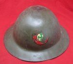 Portuguese WWI, British Mfg Steel Helmet