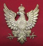 Polish Fraternal Society Helmet Plate