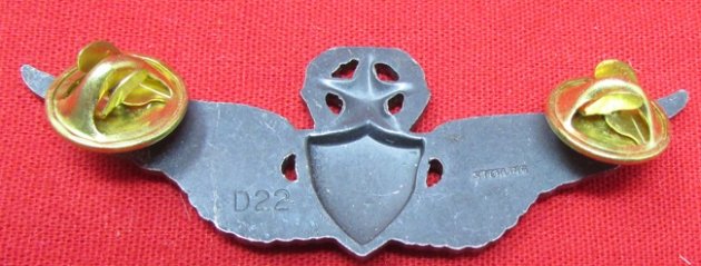  US Vietnam War Era, Army Master Flight Surgeon Wings, D-22, Sterling — image 3
