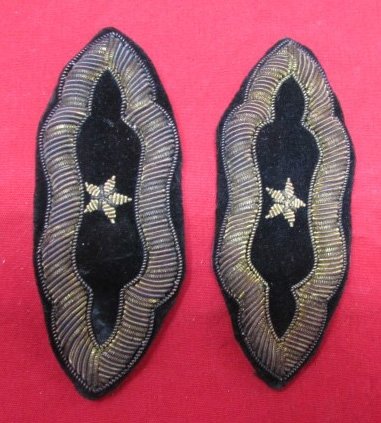  US 19th Century Police Official Shoulder Straps, Gold Wire Embroidery — image 2