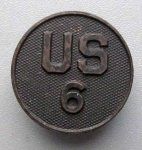 US WWI Type 1 Collar Disc, US 6
