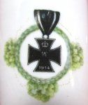 German WWI Patriotic Iron Cross Ceramic Coffee Cup