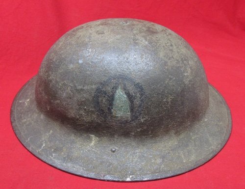  US WWI Doughboy Helmet, 89th Infantry Division, 177th Infantry Brigade — image 2