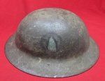US WWI Doughboy Helmet, 89th Infantry Division, 177th Infantry Brigade