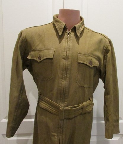  US WWII Aviators Worsted Wool Flying Suit, AN 6550 Suit, Size 42 — image 3