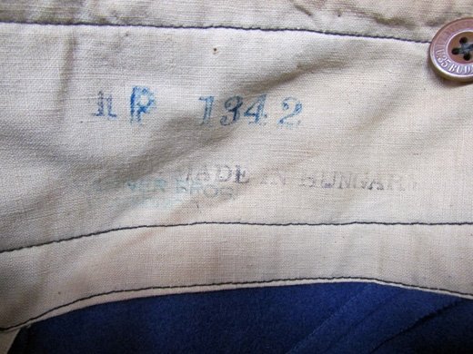  Hungarian WWI-WWII, Blue Wool  Hussar Pattern Trousers — image 5
