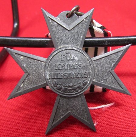  German WWI Prussian Medal for War Assistance & Documents, 1917 — image 6