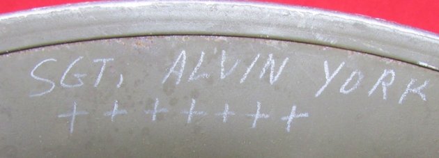  British WWII Steel Helmet and Liner, Dated 1942 — image 5