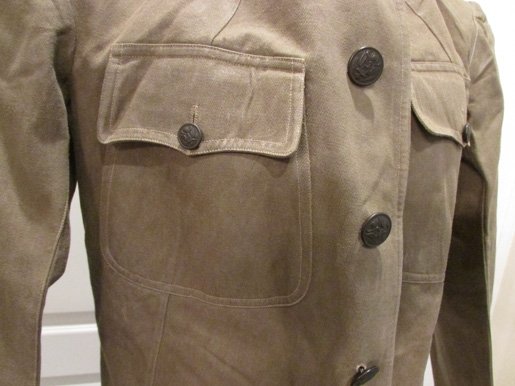  US Pre WWI Army Enlisted Green Cotton Coat, Coastal Artillery, 1st Class Gunner — image 5