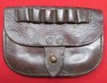 British WWI Leather Pistol Ammunition Pouch, 1916