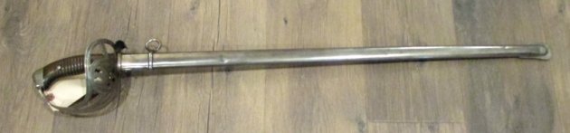  German, Imperial Era, M1889 Issue Cavalry Sword & Scabbard Hermes — image 2