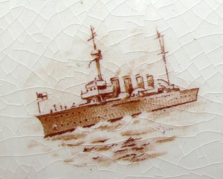  British WWI Patriotic Large Size Ceramic Cup — image 4