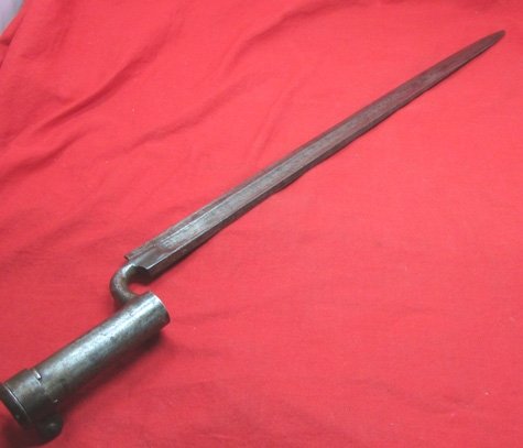  US Civil War Import, Austrian M1849 Augustin Carbine Bayonet — image 2