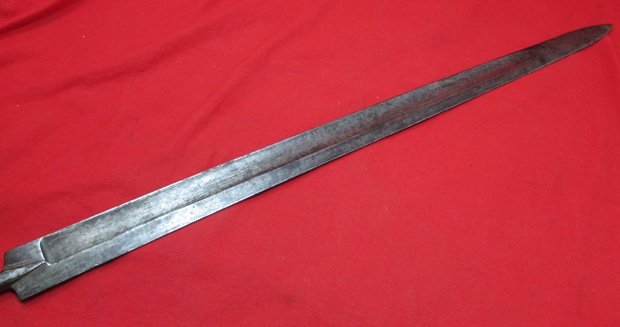  US Civil War Import, Austrian M1849 Augustin Carbine Bayonet — image 4