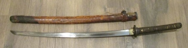  Japanese WWII Late War Type 44 Officer's Katana — image 4