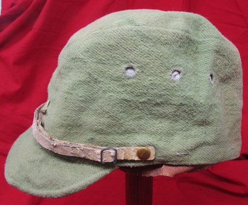  Japanese WWII Army Issue EM Wool Hat, Metal Star — image 3
