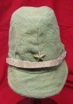 Japanese WWII Army Issue EM Wool Hat, Metal Star