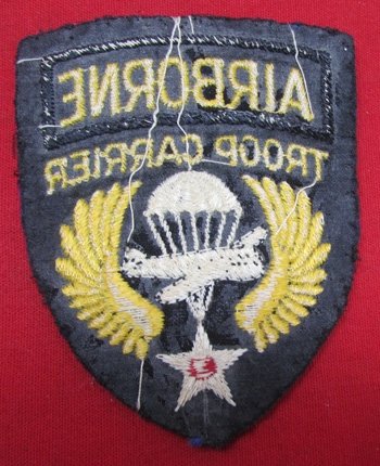  US WWII Airborne Troop Carrier SSI, English Mfg — image 3