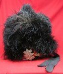 British Pre WWII Black Watch Feather Bonnet,