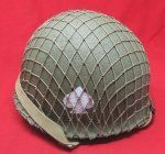 US WWII Tribute M1-C Airborne Chaplain Helmet, Complete