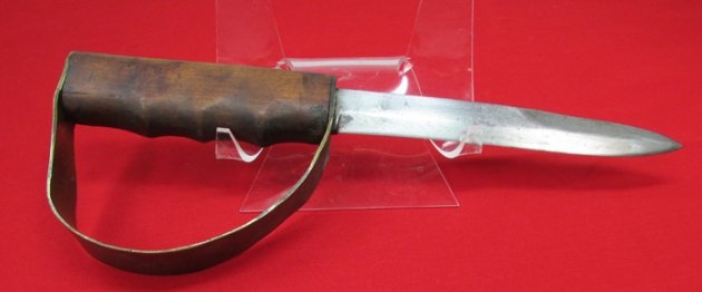  US WWII Theater Made Knife and Leather Sheath, M3 Style Blade — image 3