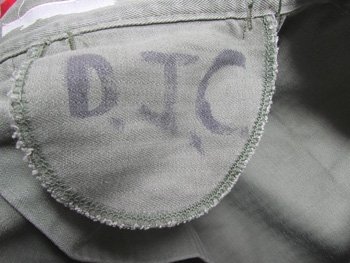  US WWII P1941 USMC HBT Issue Utility Trousers, Named — image 5