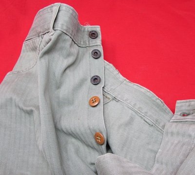  US WWII P1941 USMC HBT Issue Utility Trousers, Named — image 7