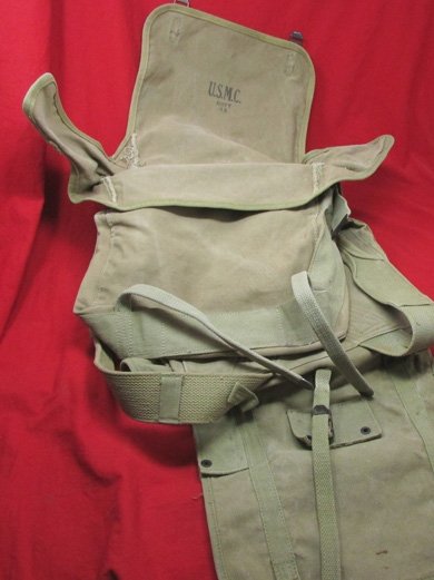  US WWII P1941 USMC Pack, Upper & Lower Section, BOYT 43 — image 4