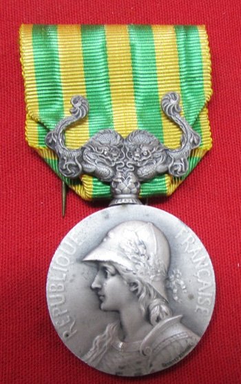  French Boxer Rebellion Campaign Medal and Ribbon — image 2