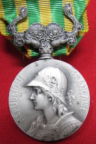 French Boxer Rebellion Campaign Medal and Ribbon — image 3