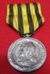 French Pre WWI Dahomey Campaign Medal and Ribbon, Silver