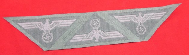  German WWII Army Enlisted M1944 Pattern Coat Eagles, Strip of 3, Uncut Roll — image 2