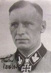 German WWII Waffen-SS Ritterkreuz Winner Signed Photo, Stadler