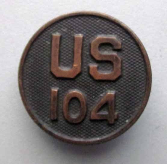  US WWI Type 1 Collar Disc, US 104 — image 2