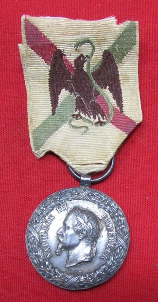  French Mexican Intervention Campaign Medal, Emperor Maximiliano — image 2
