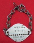 French WWI-WWII Identity Bracelet