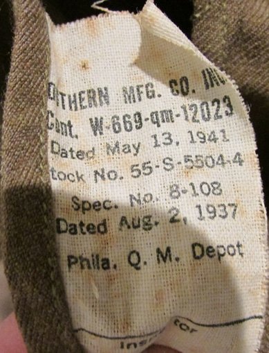  US WWII Olive Drab Wool Issue Shirt, 1937 Contract, 1941 Mfg — image 5